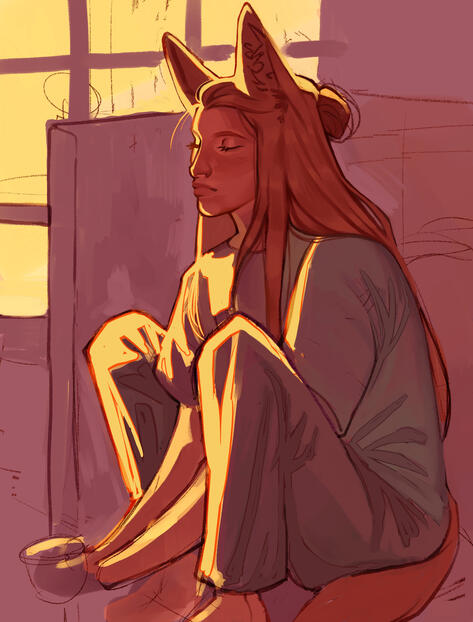 Nikolai’s painting of Silas